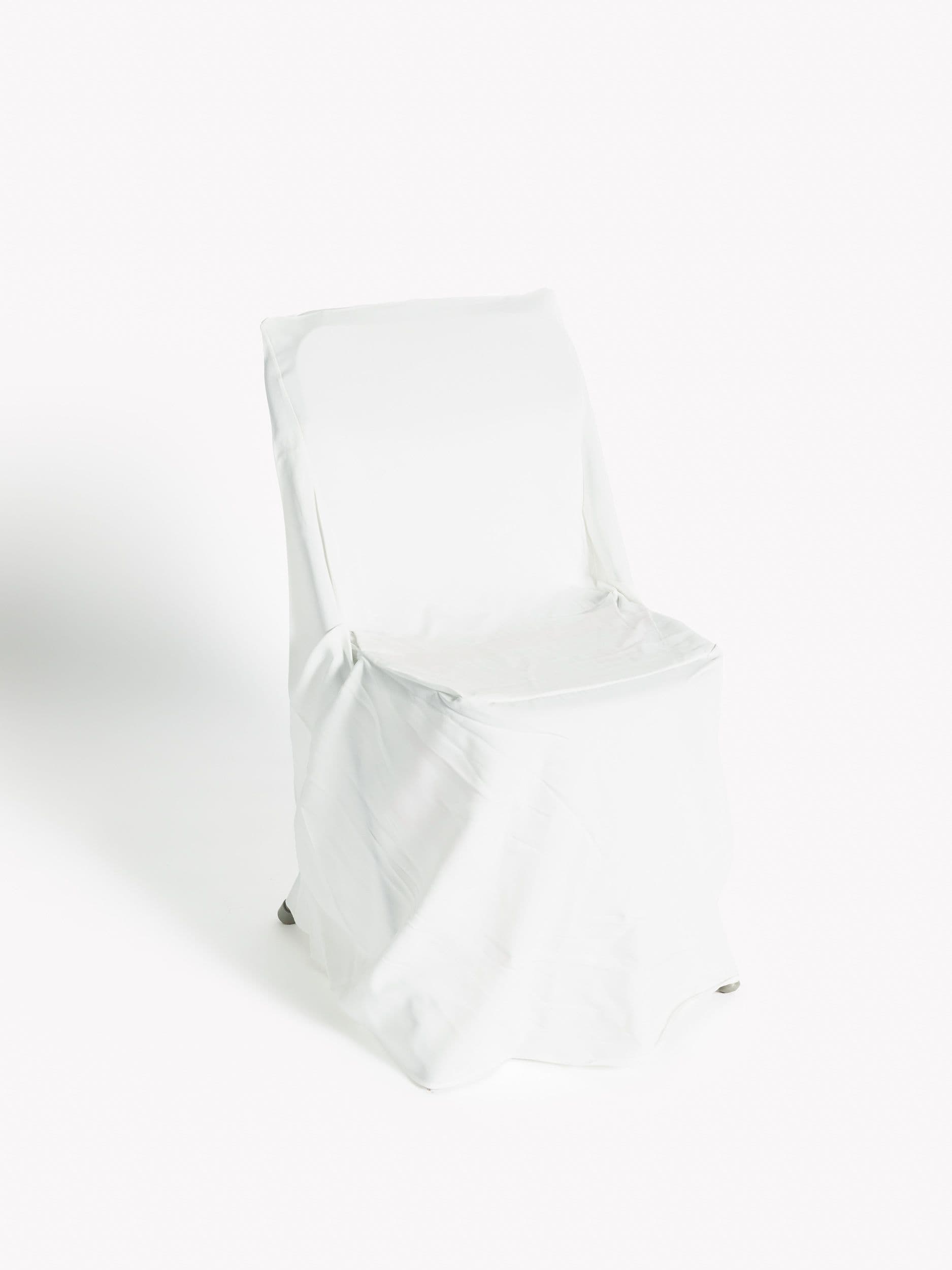 Funda blanca, per a cadira plegable