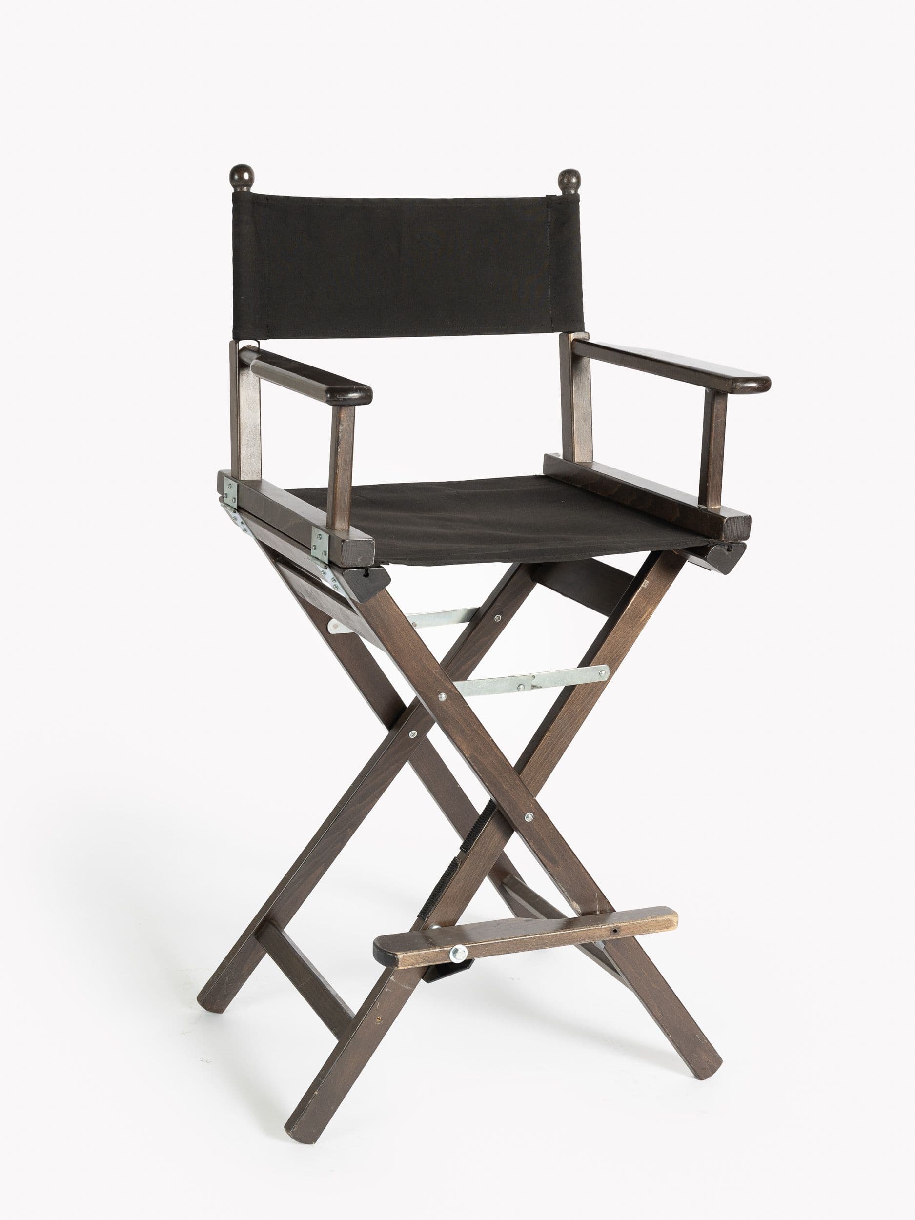 Cadira de director de cinema alta negra