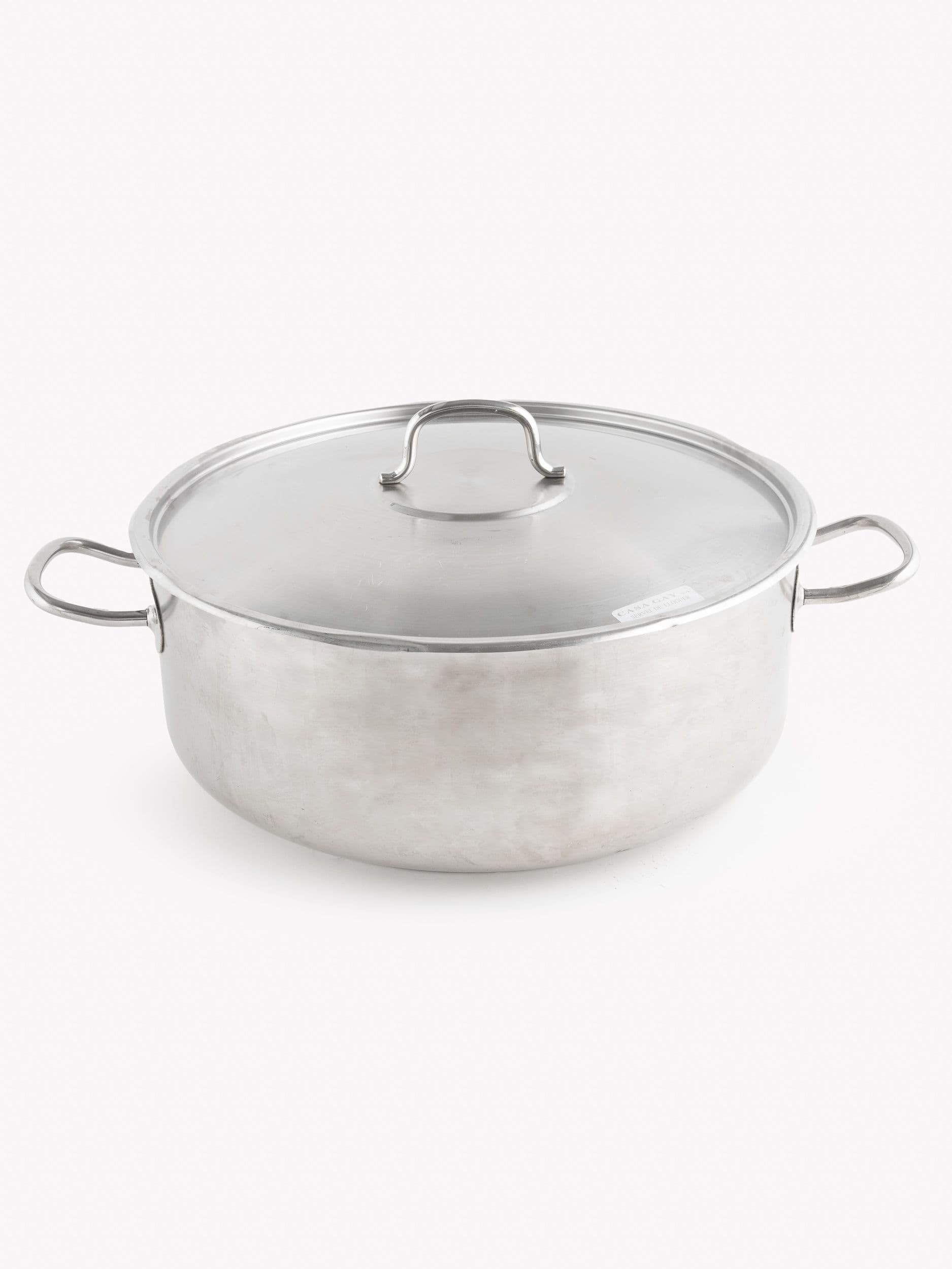 CAZUELA INOX. 42-45cm.Ø -30L