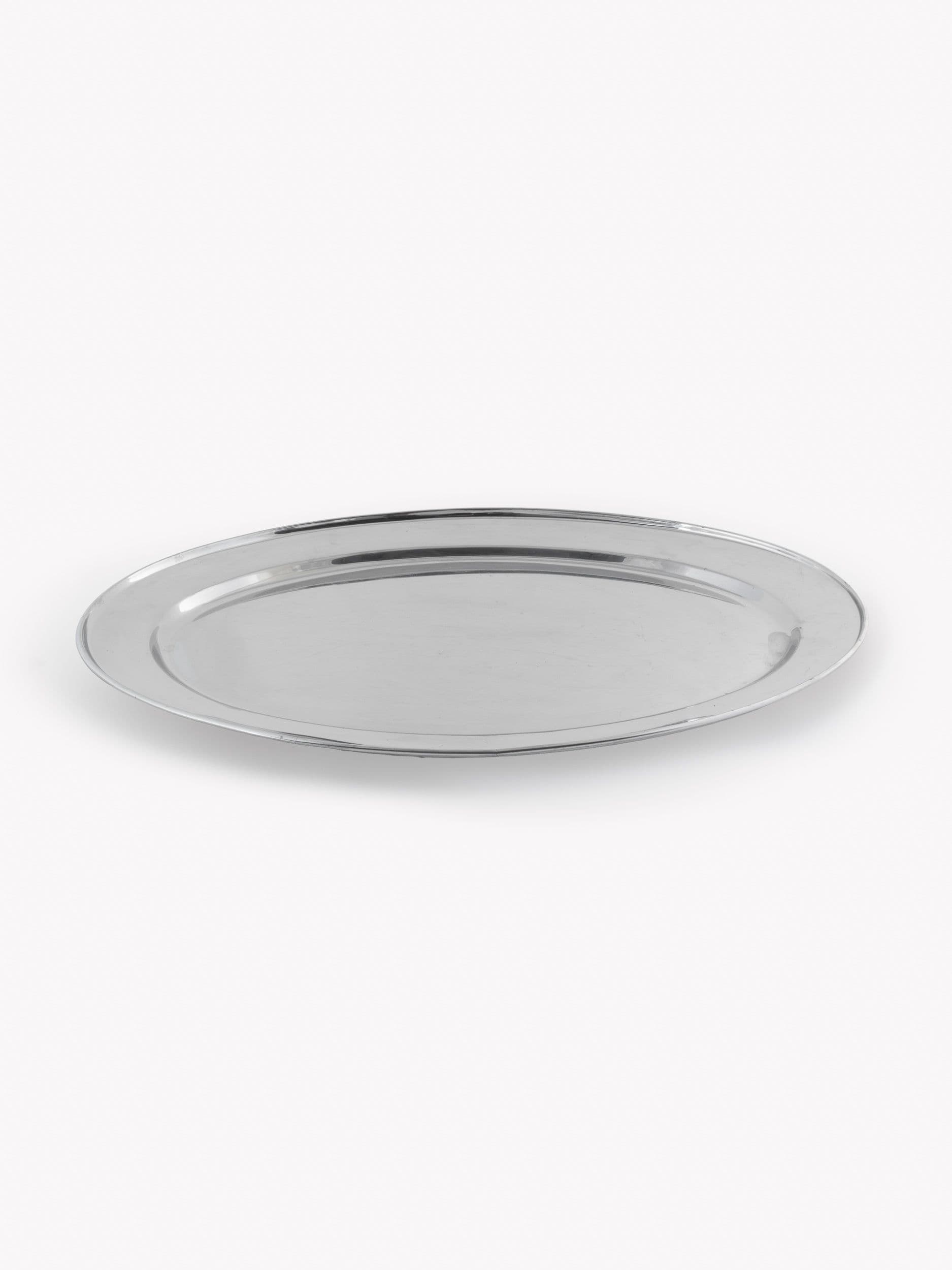 BANDEJA OVAL INOXIDABLE 55x37cm.
