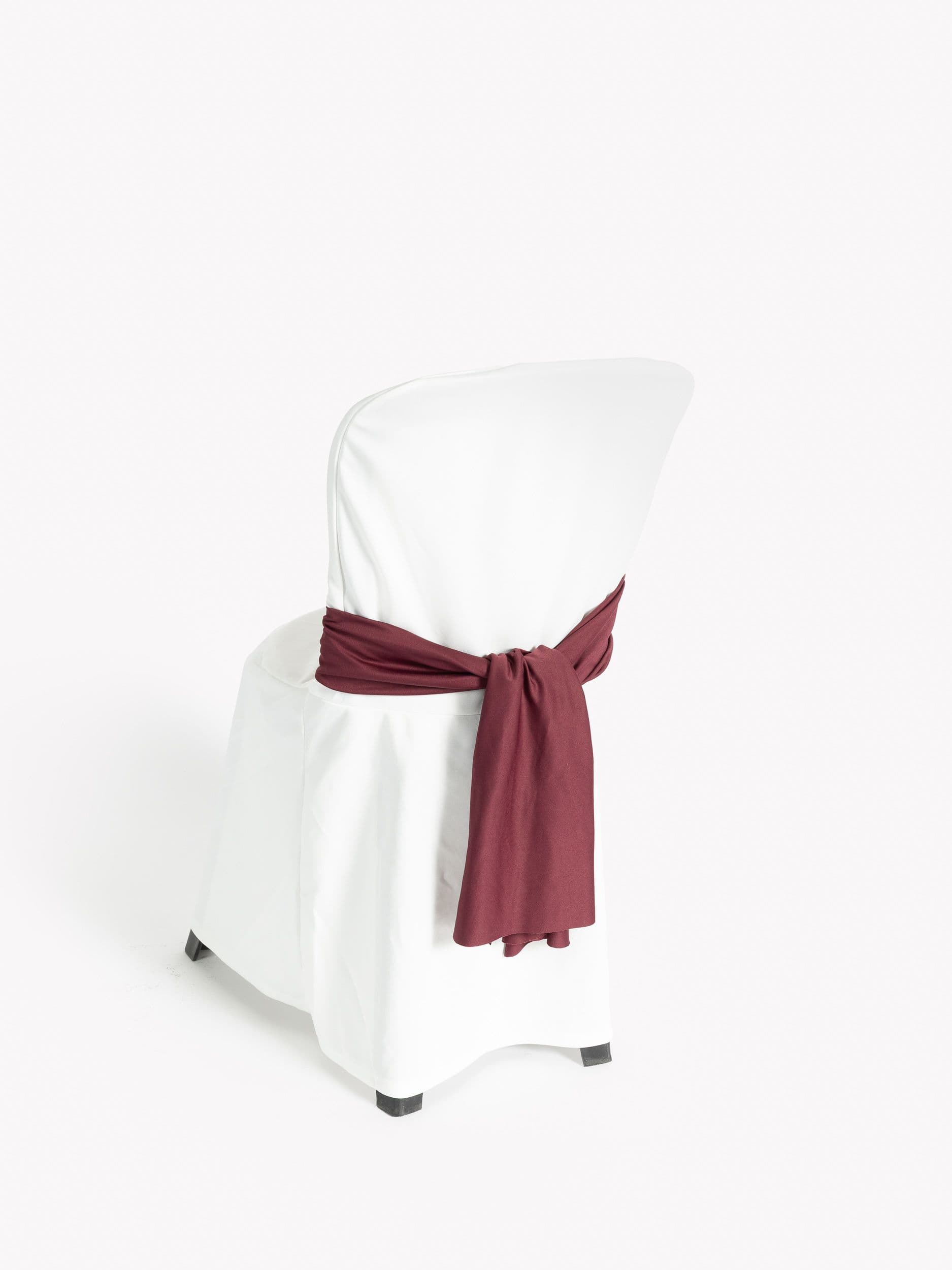 Chair bow, granate color